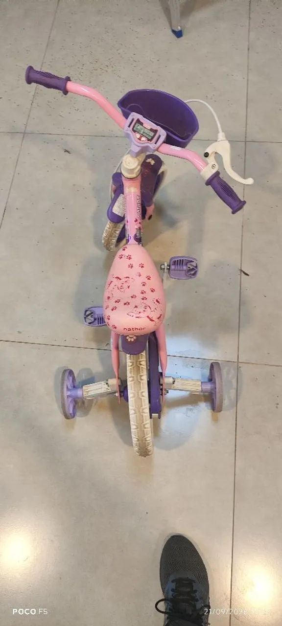 Bicicleta infantil seminova - Foto 3