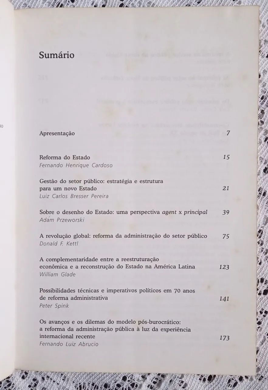 Livro - Reforma do Estado e Administração Pública Gerencial - Luiz Bresser e Peter Spink - Foto 4