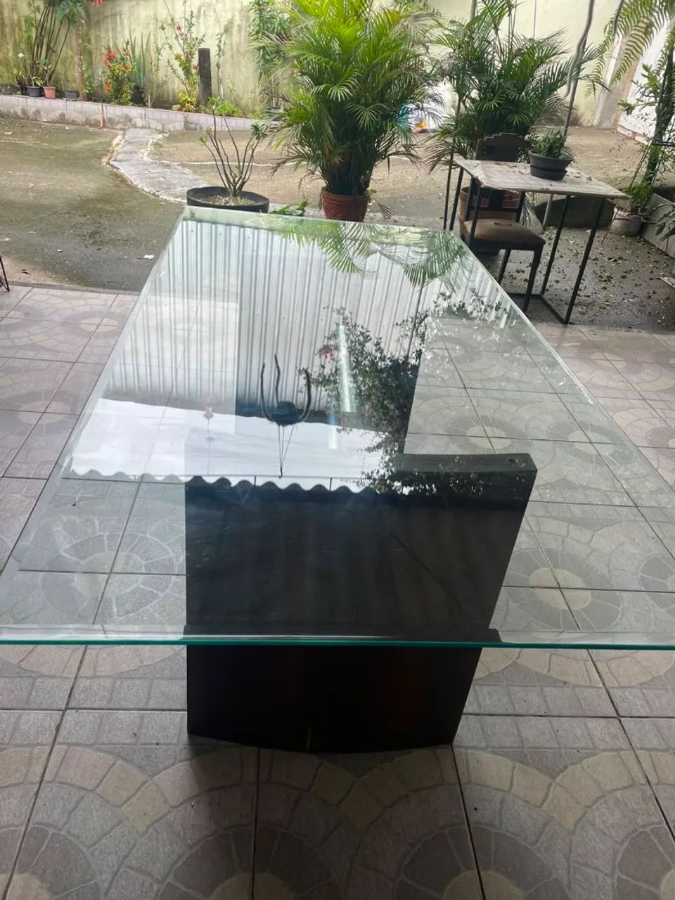 Vendo mesa de vidro (para 6 cadeiras ) - Foto 2