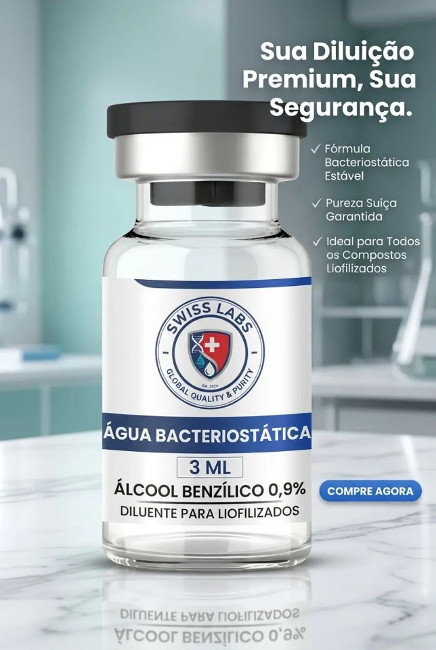 Água Bacteriostática 3ml - Foto 2