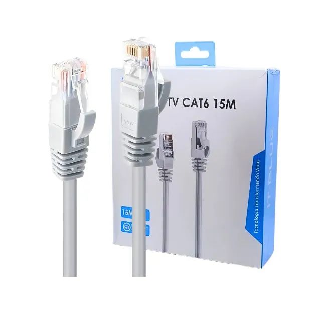 Cabo de Rede CFTV CAT6 15M It-Blue - Foto 2