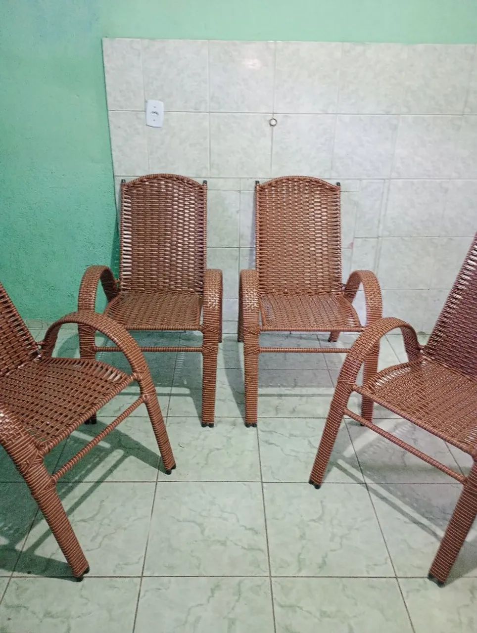 Conjunto de cadeiras fixas - Foto 4
