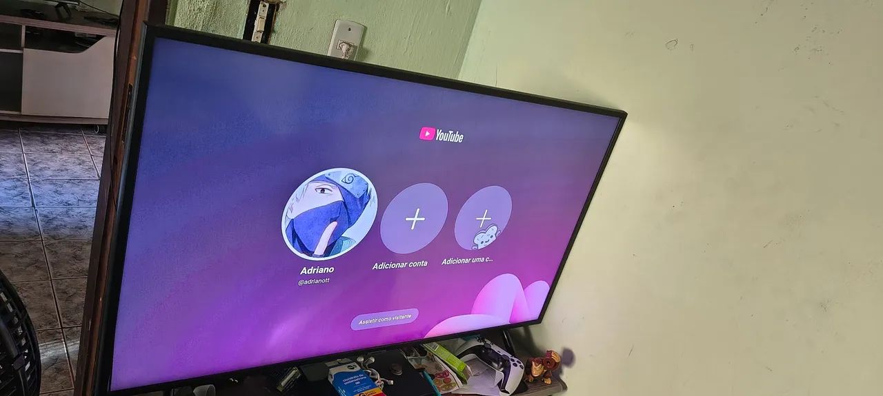 Tv Samsung 43 4k nunca foi aberta toda original  - Foto 4