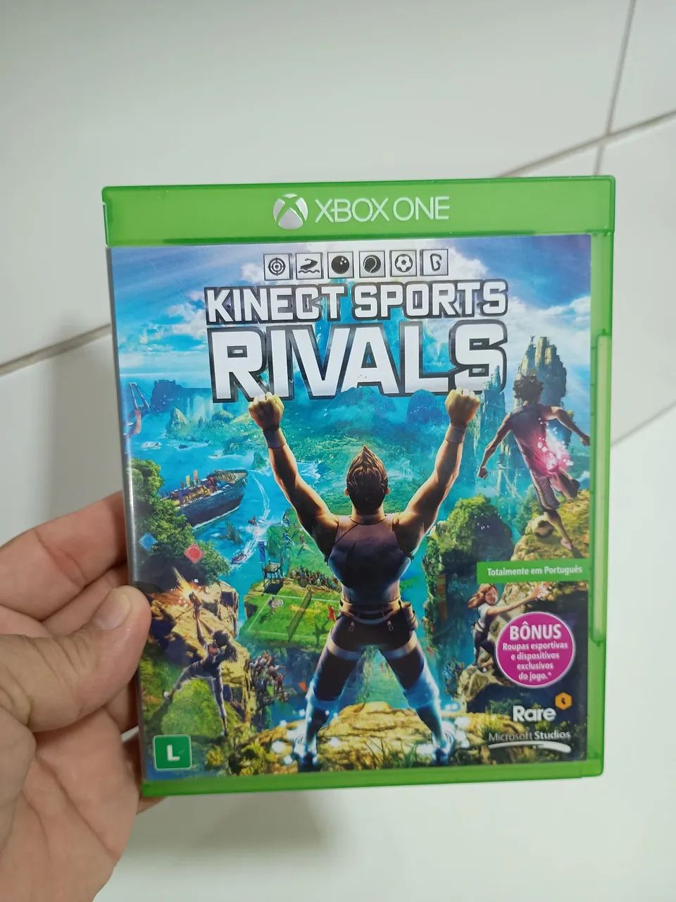 Kinect Xbox One Semi-Novo + Jogo Kinect Sports Rivals Apenas R$249 - Foto 5