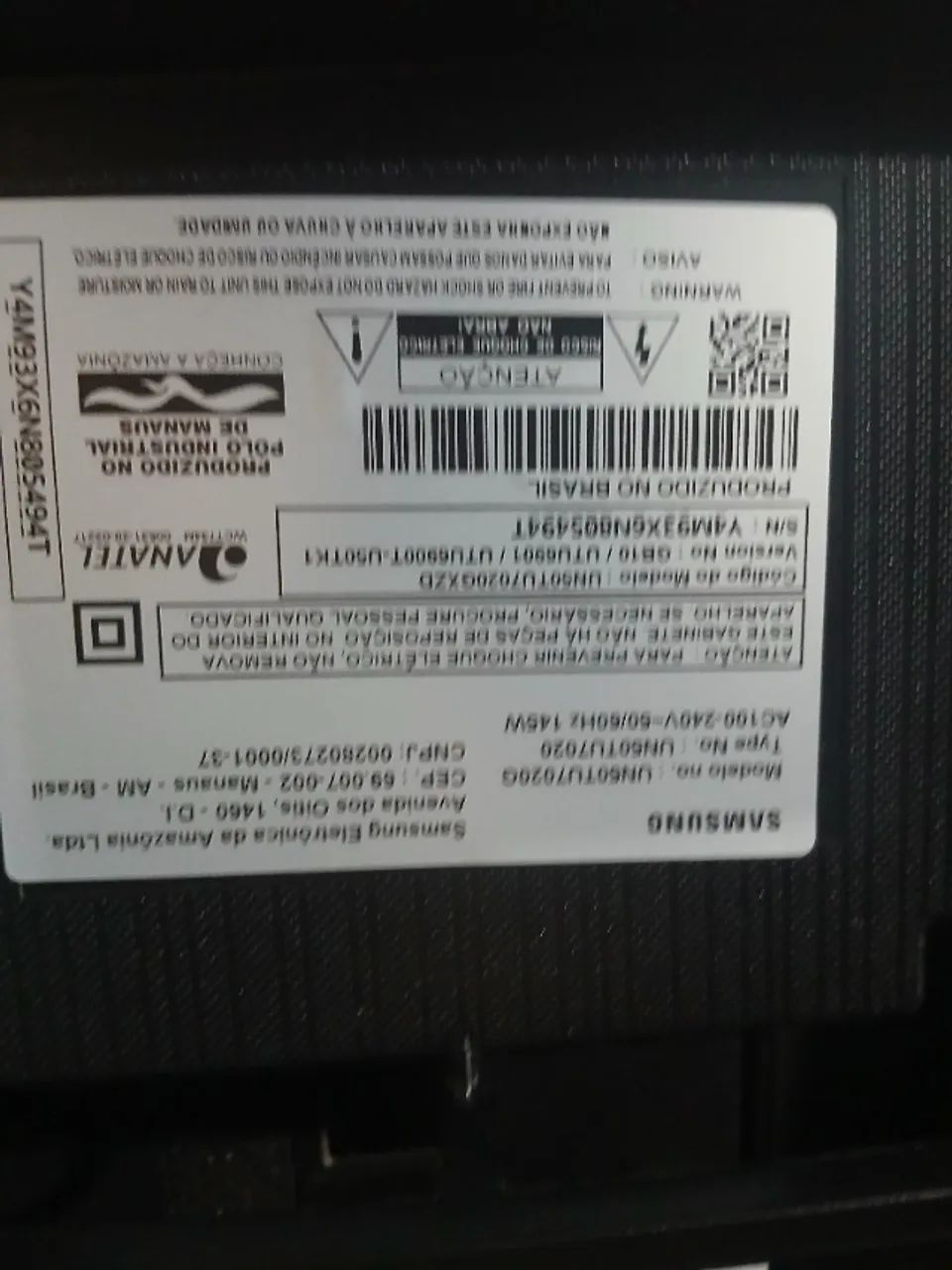 Placa principal Un50tu7020 Samsung 