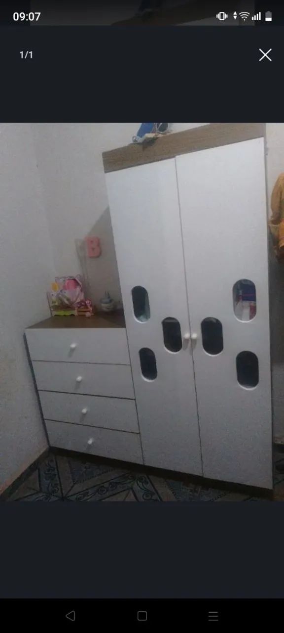 Guarda-roupa, cômoda e berço cama!