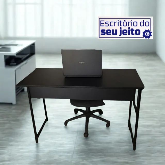Mesa Industrial Reforçada 1,1m NOVA Multiuso para Computador Notebook Estudo Escritório - Foto 2