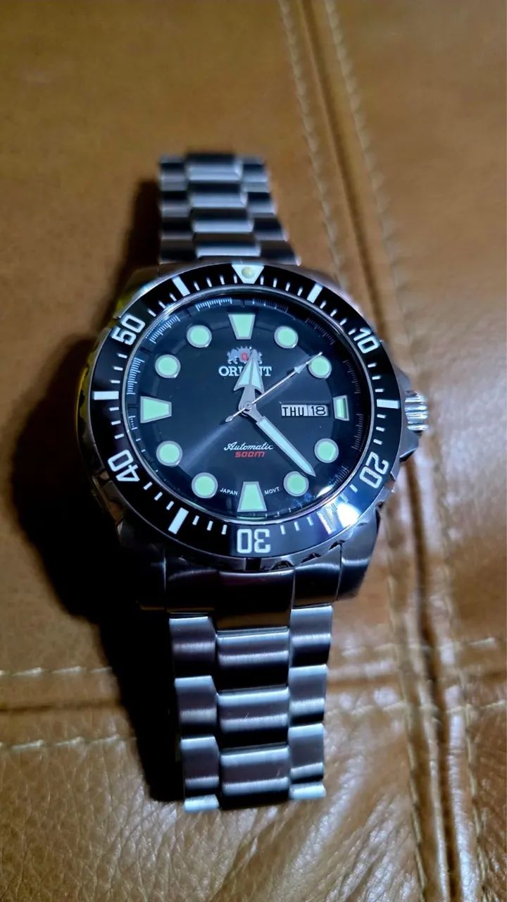 Relógio Orient Diver Mergulho - Duas Pulseiras - Acessórios