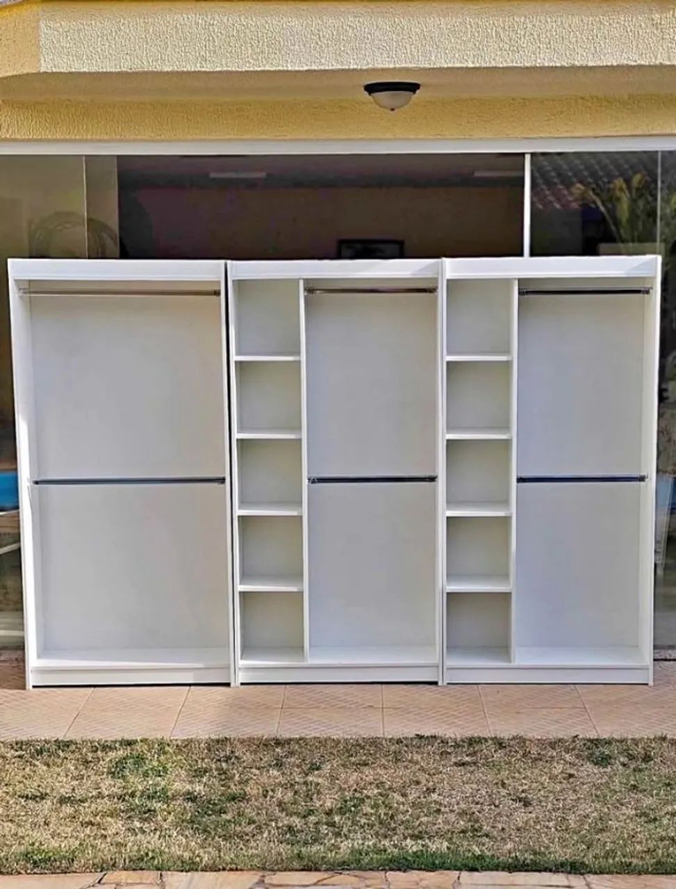 Cabideiro duplo - Modulos para closet MDF 