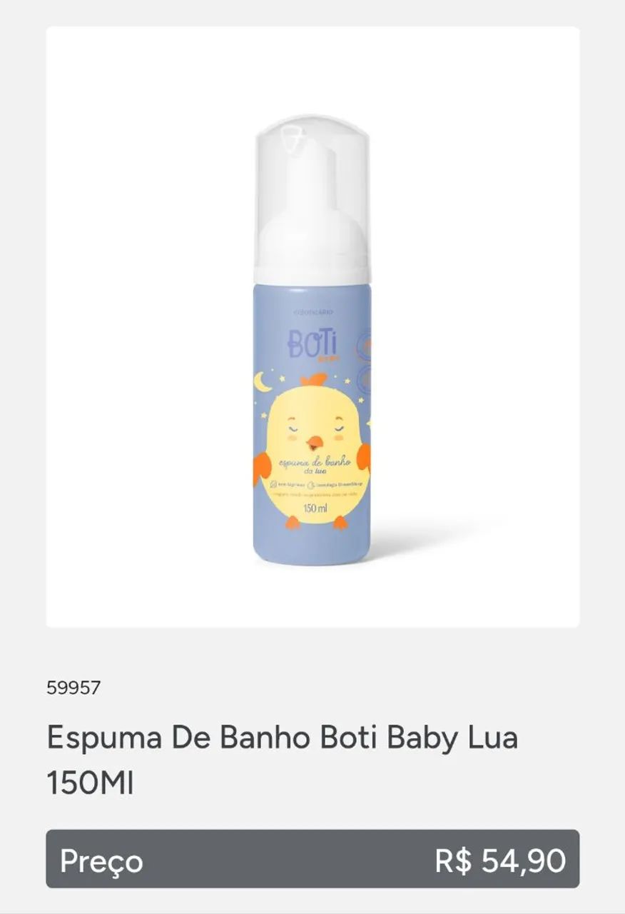 Produtos para bebê Oboticário à pronta entrega  - Foto 2