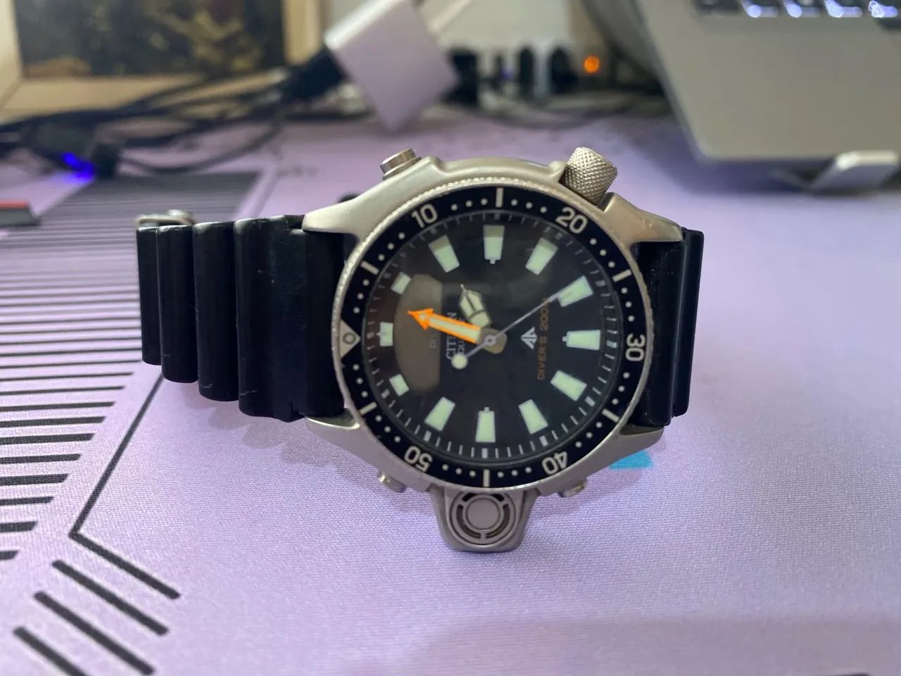 Relógio citizen divers 200m