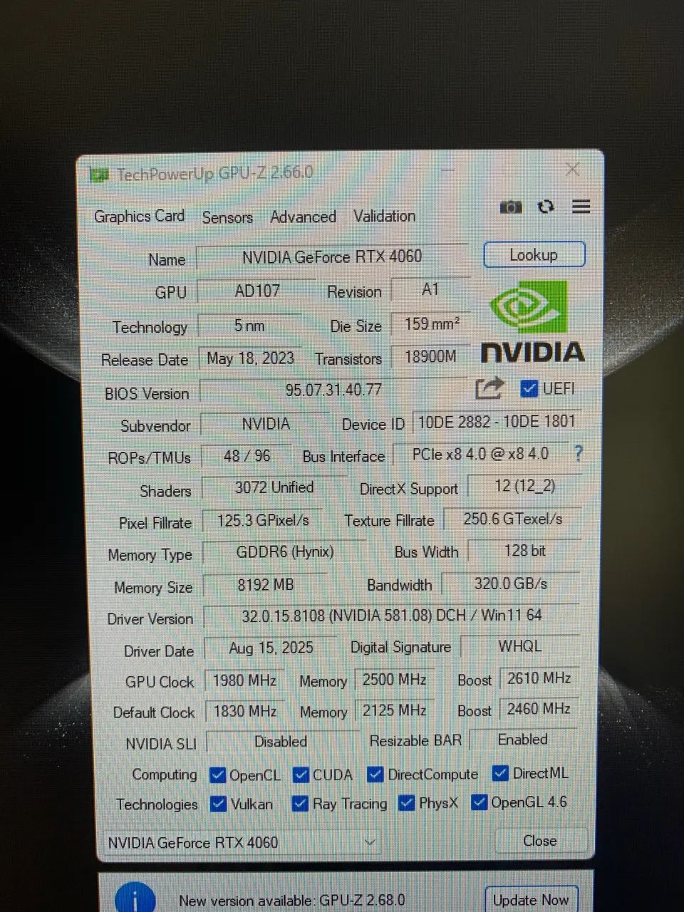 RTX 4060 8G