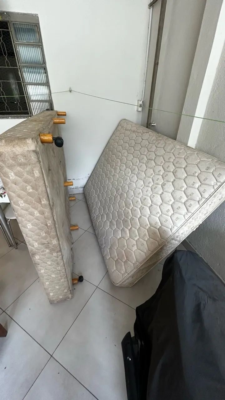 Cama Box casal COM colchão 