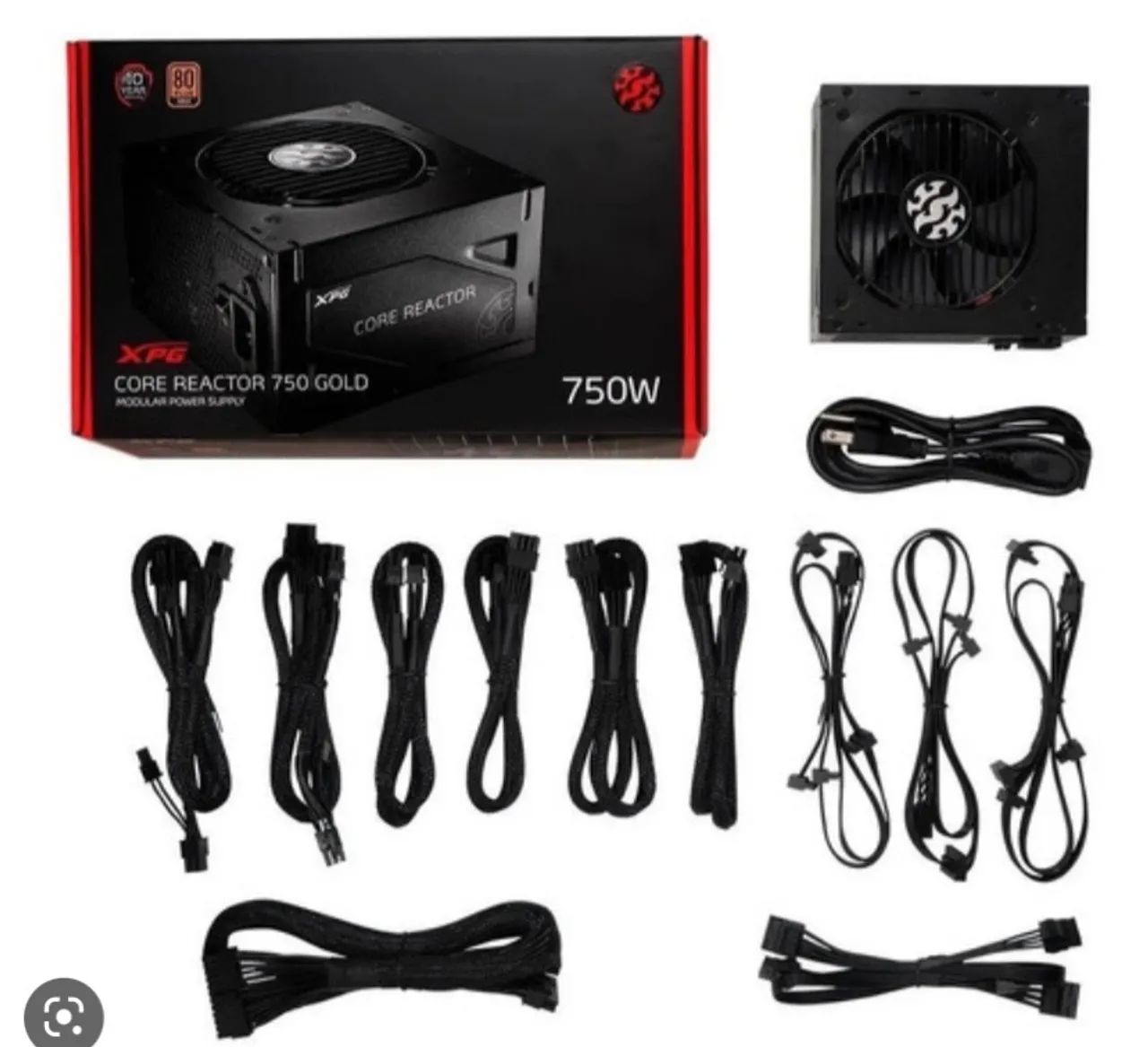 Fonte xpg 750w modular com garantia ainda de 4 anos