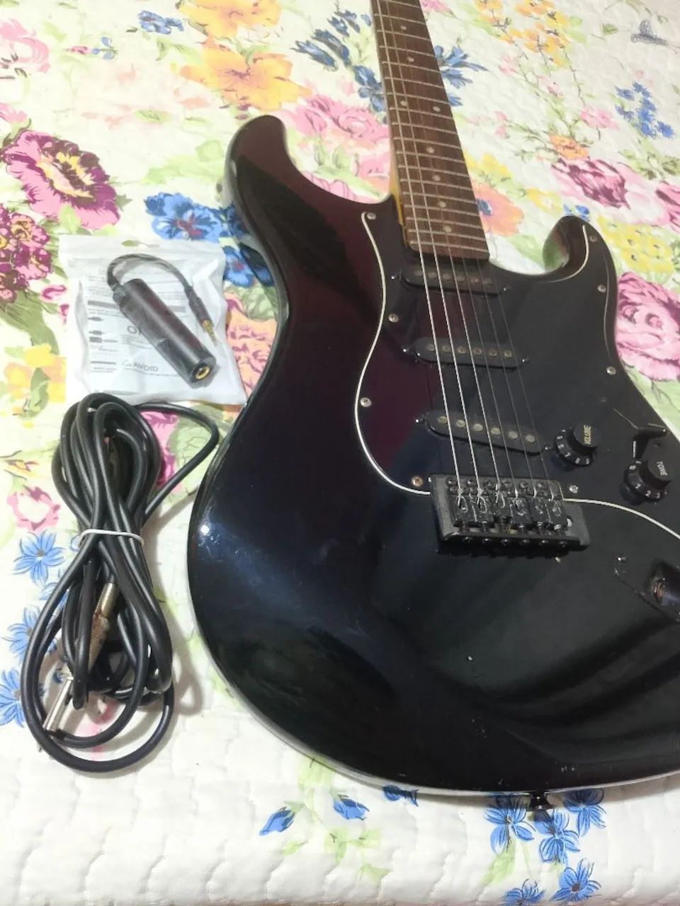 Guitarra+interface de áudio+cabo - Foto 3