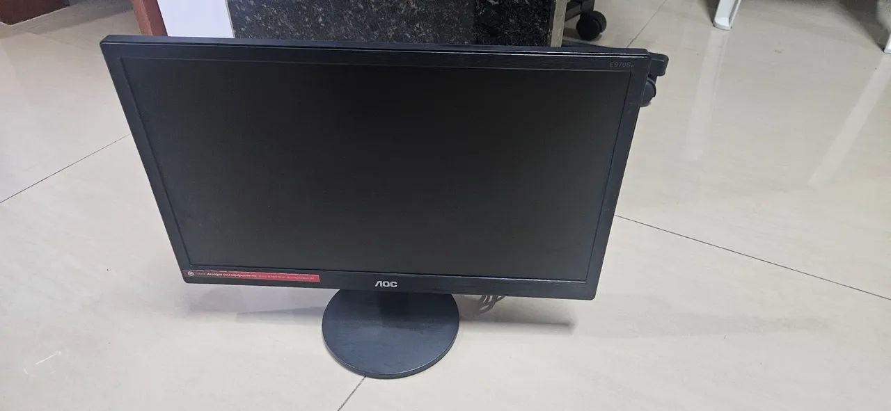 Monitor Aoc E970swnl 18,5 Hd Widescreen Pixel Tela (Usado)