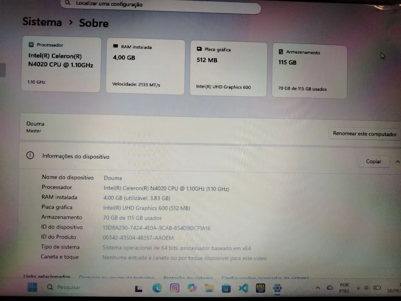 Vendo notebook da positivo  - Foto 2
