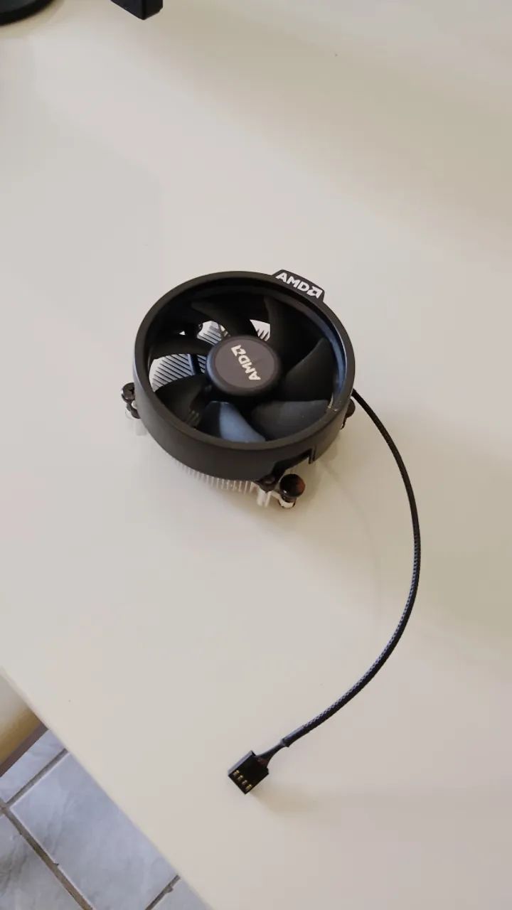 Cooler 92mm AM4 original do Ryzen 5 - Foto 2