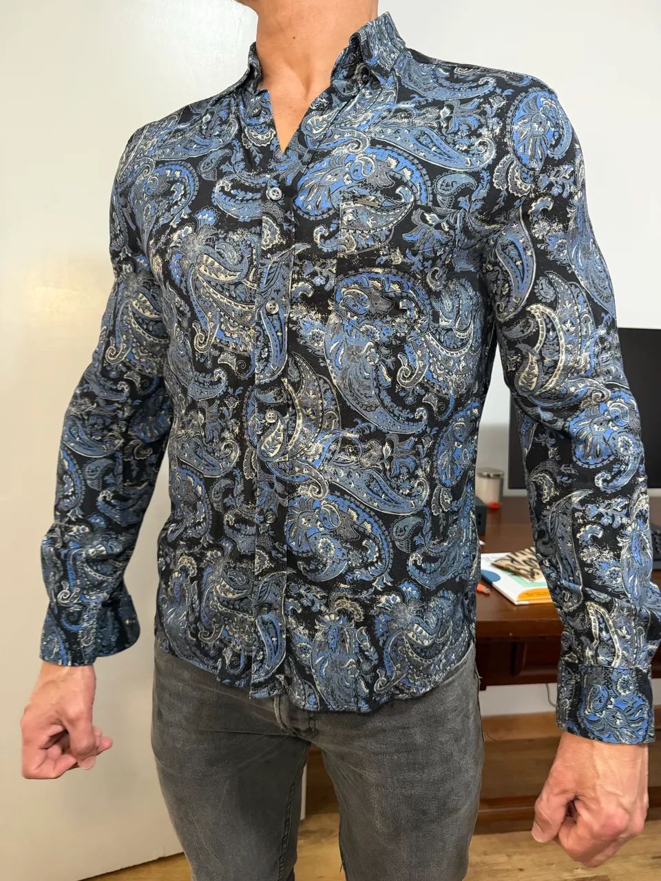 ? CAMISA DIESEL MASCULINA PAISLEY