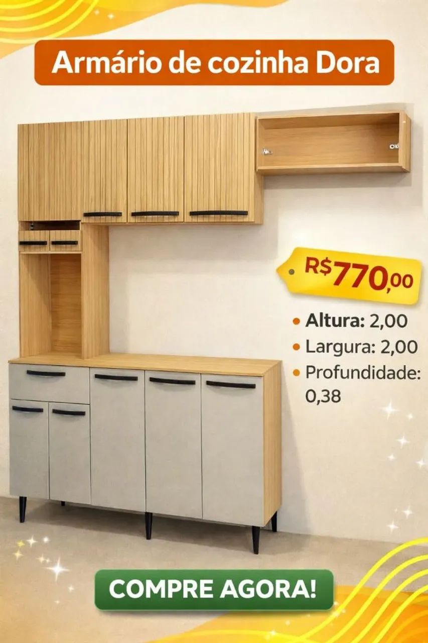 Armário de cozinha Dora
