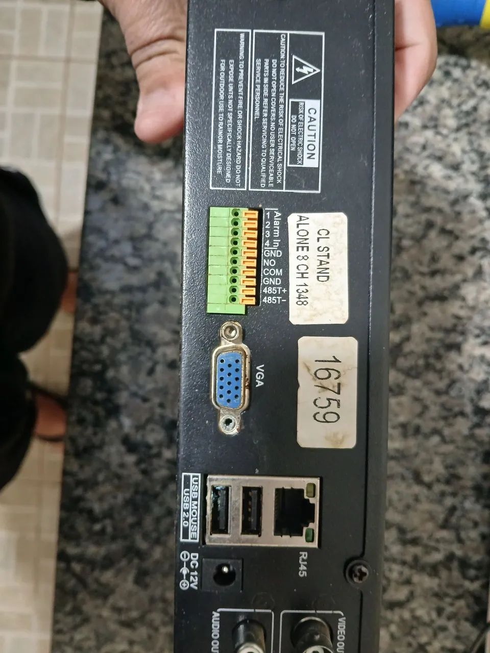 DVR  conector rede com defeito - Foto 4
