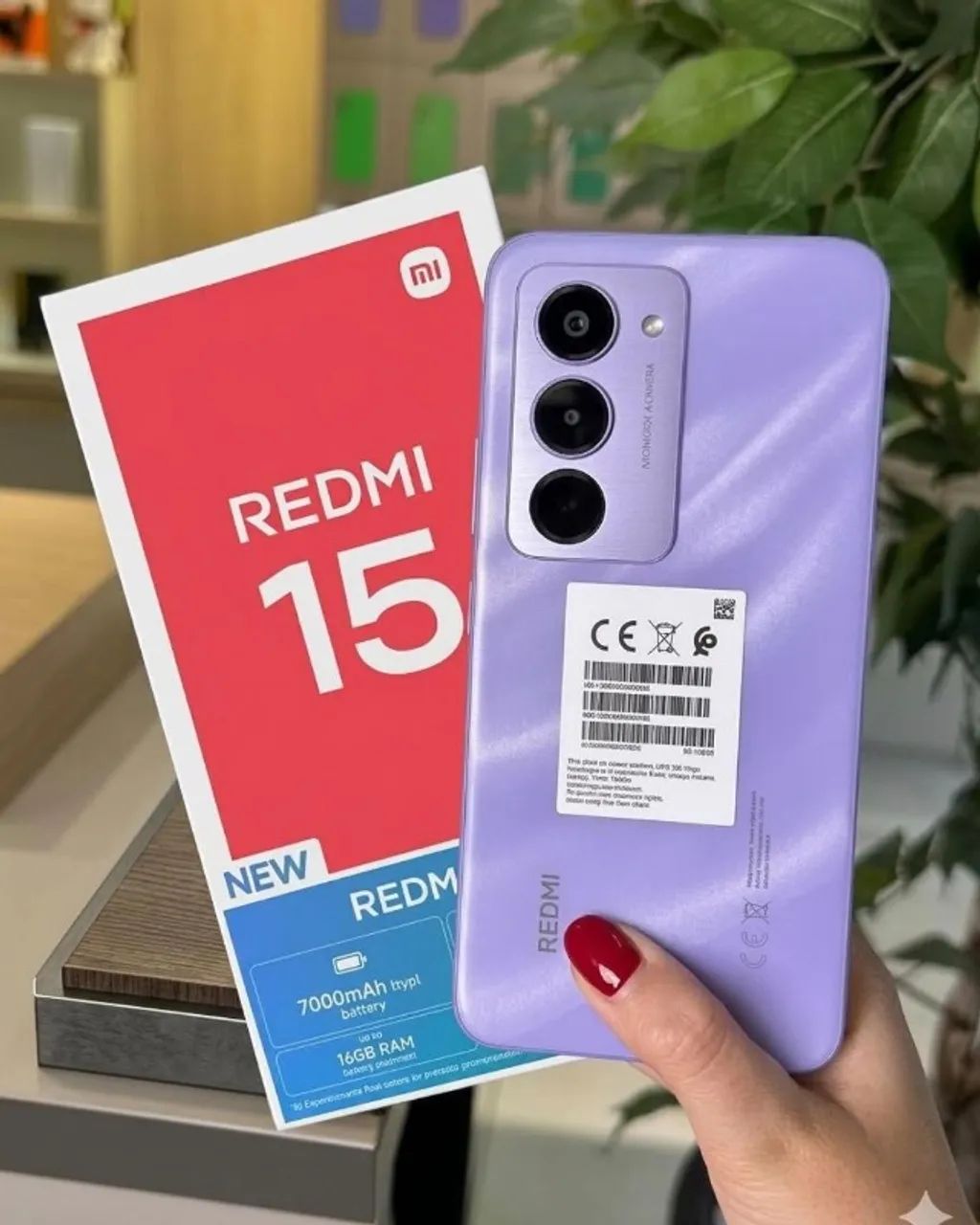 Redmi 15 4G 8ram 256gb - Roxo