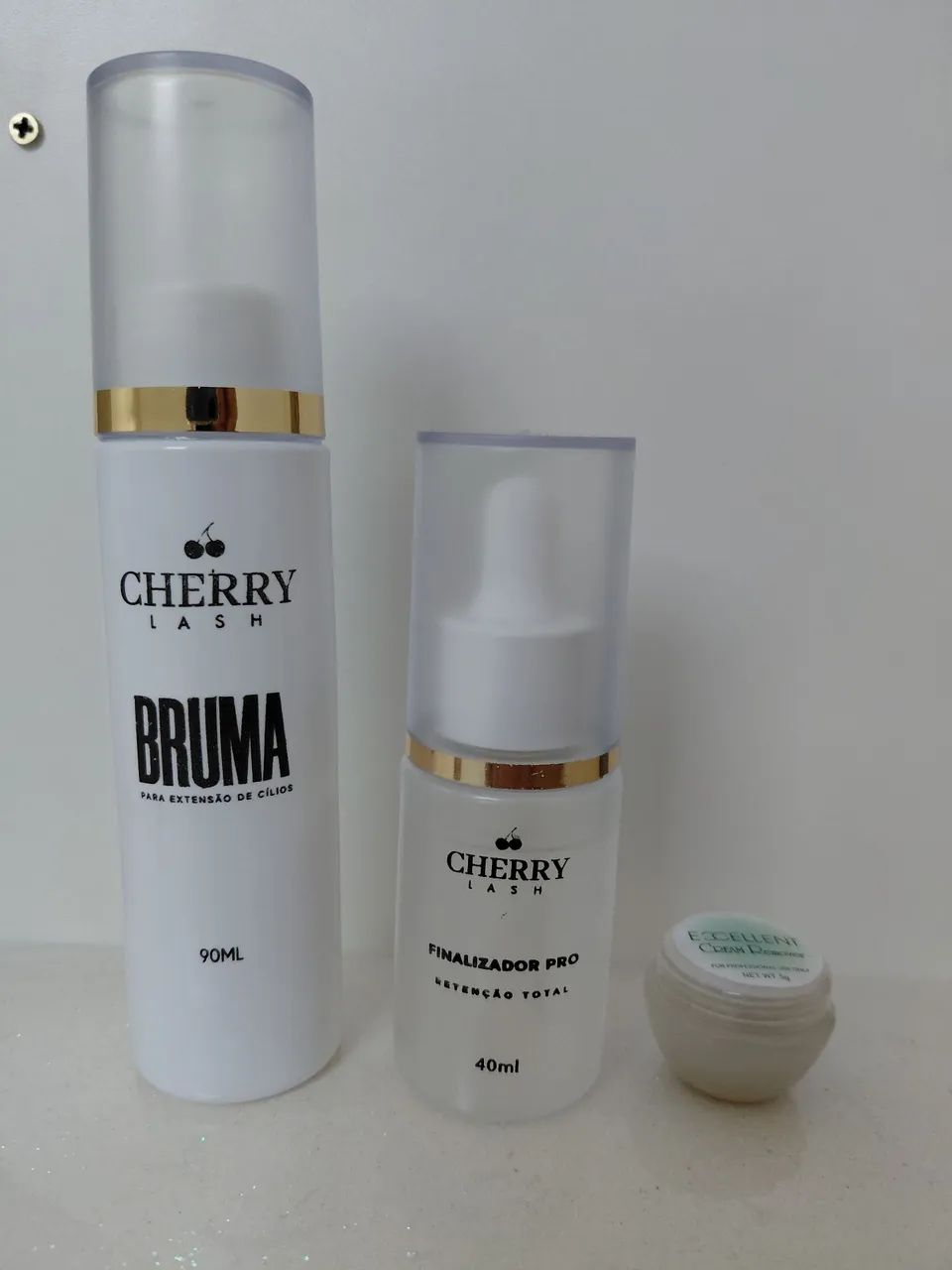 Bruma Cherry, Finalizador Pro Cherry e Removedor Creme Excellent  - Foto 2