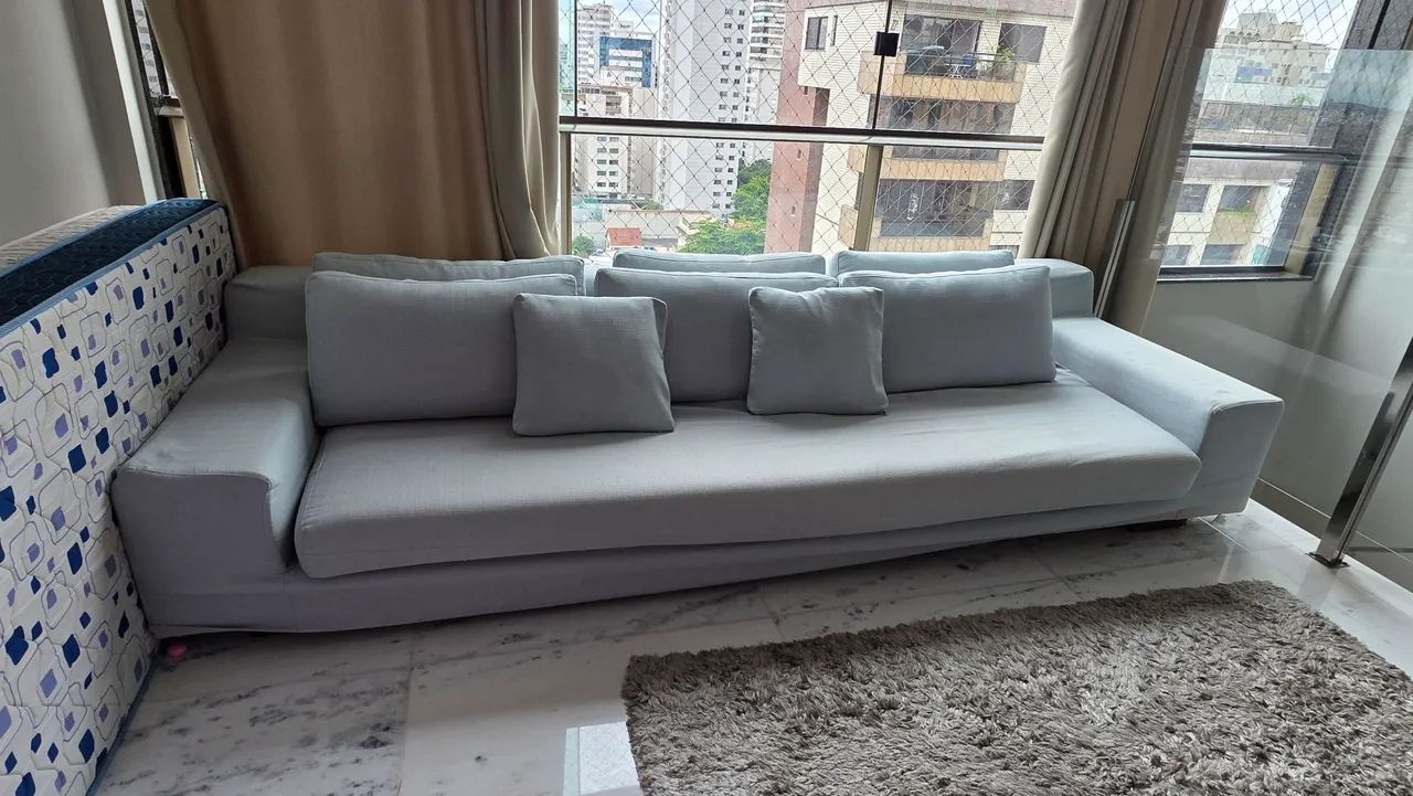 Sofá sala até 5 lugares grande e confortável - Foto 2