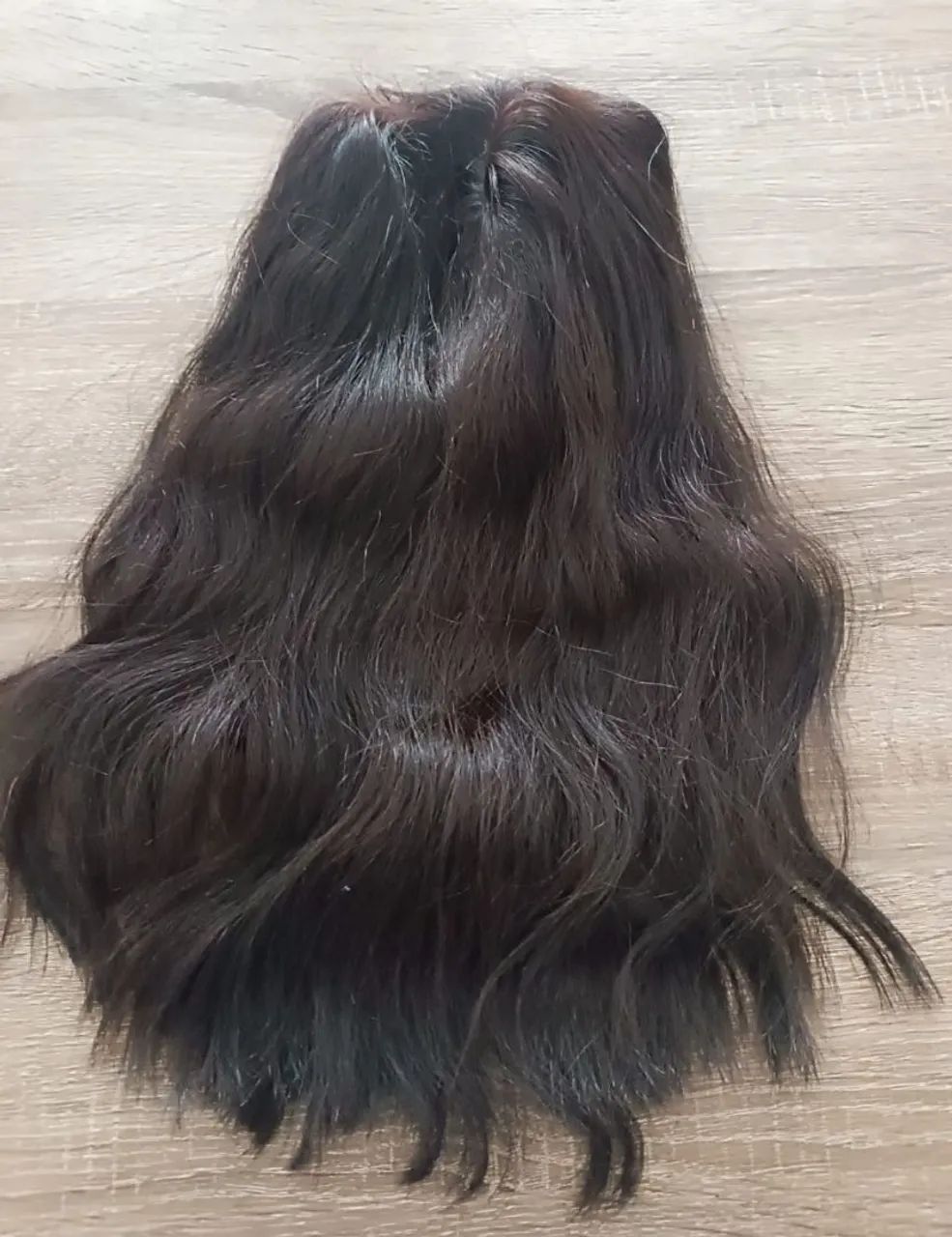 Cabelo humano na tela 