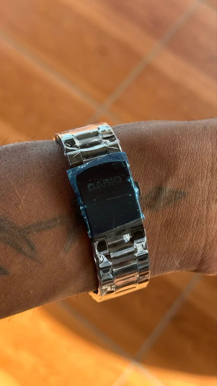 Relógio Casio Azul Turquesa - Aço - Estilo Premium - Foto 2