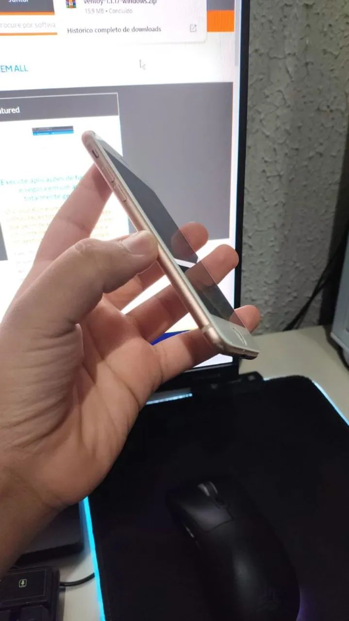 iPhone 8 novinho bateria 100% - Foto 4