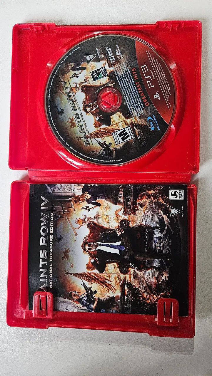 Saints Row iv National Treasure Editon Ps3 original fisico - Jogos