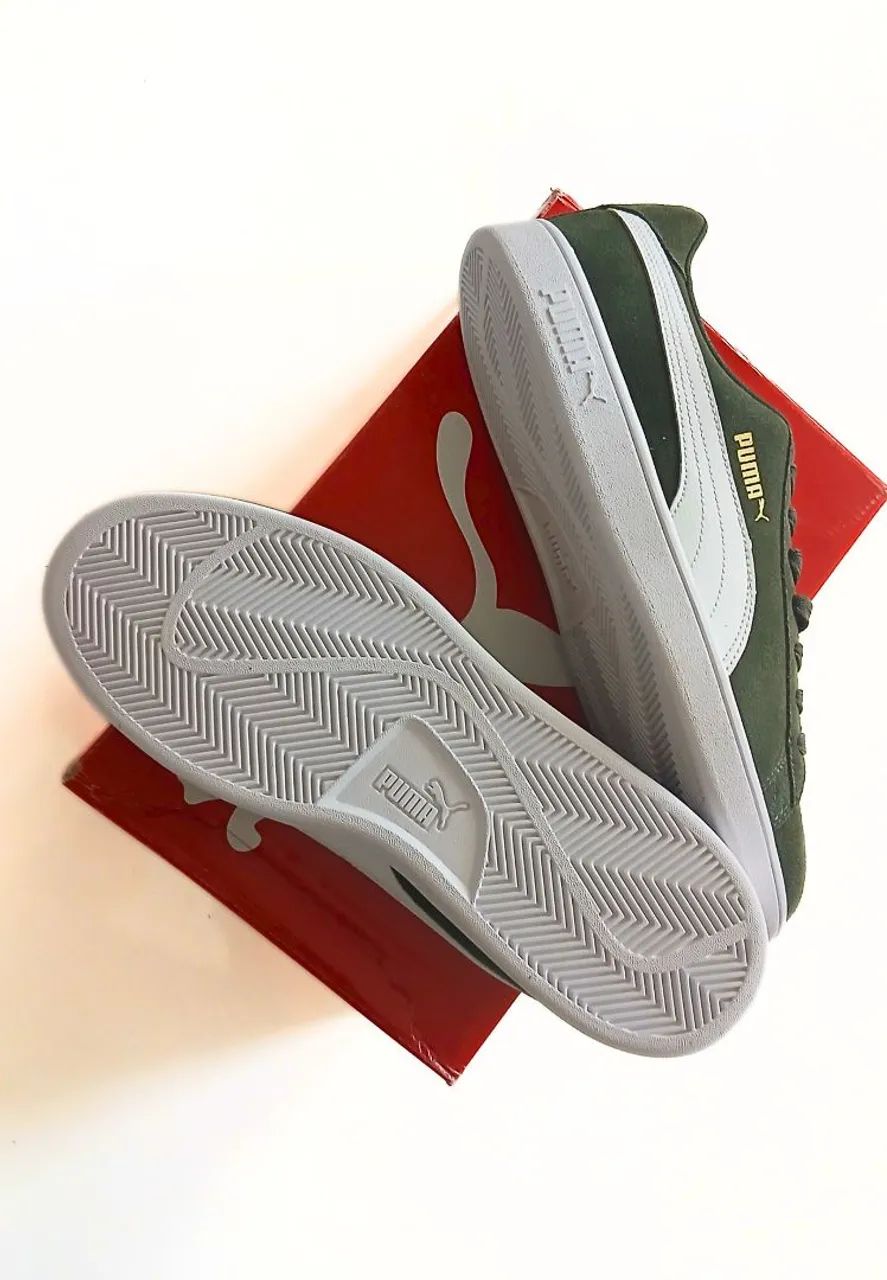 Tênis Puma Smash V2 BDP Masculino - Verde - Foto 5