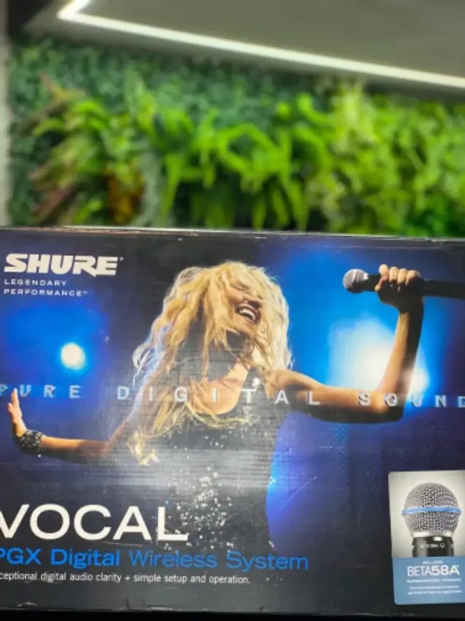 MICROFONE SISTEMA SHURE PGXD24/BETA58-X8