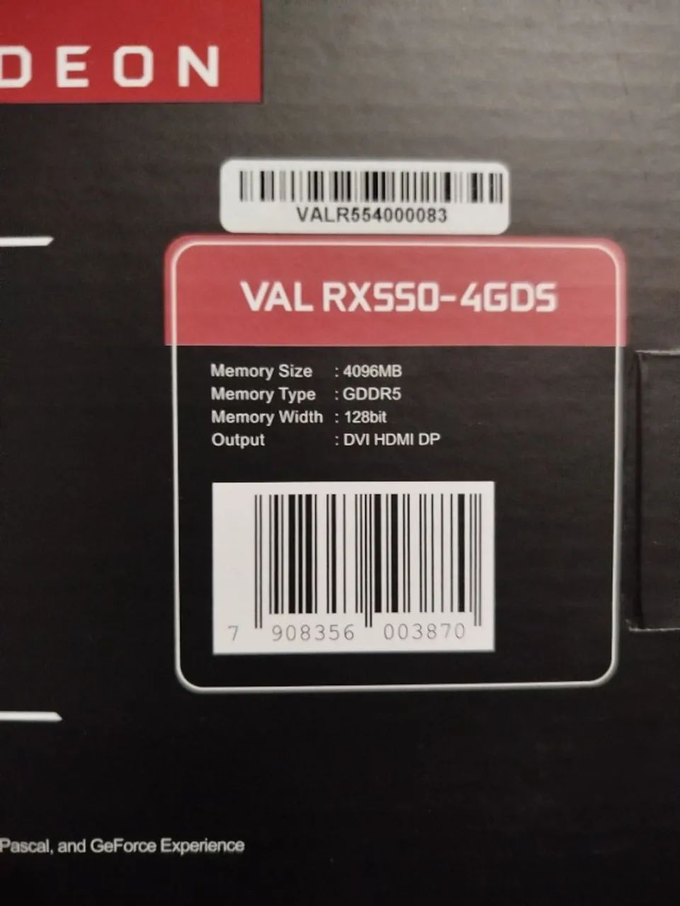 Placa de Vídeo RX 550 4G DDR5 VALIANTY - Foto 5