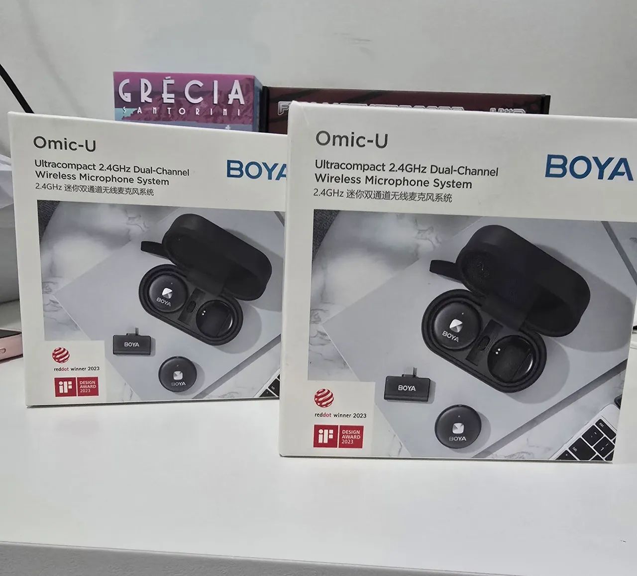 Microfone Lapela Boya Omic-U USB-C