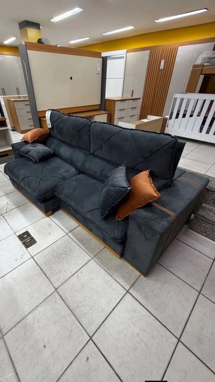 Luxuoso sofá retrátil e Reclinável em promoção  - Foto 2
