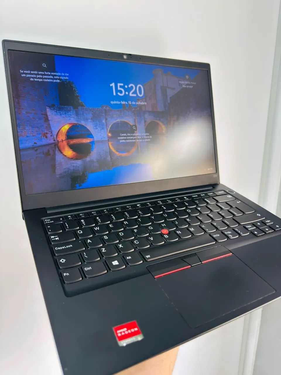 Notebook Lenovo ThinkPad E14 - Ryzen 5 e Radeon Graphics. - Foto 2