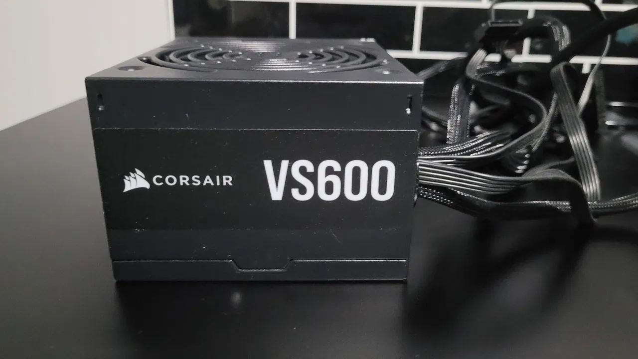 Fonte corsair vs600w 80 plus - Foto 3