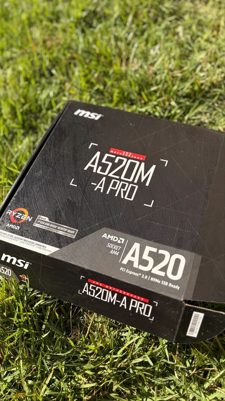 PLACA MÃE MSI A520-A PRO AMD AM4 DDR4