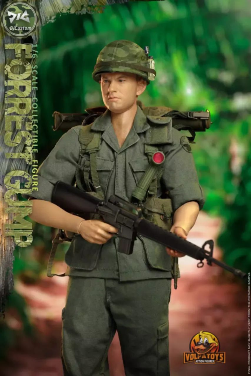Forrest Gump Traje Militar - 1/6 - DJ-CUSTOM DJ-16008