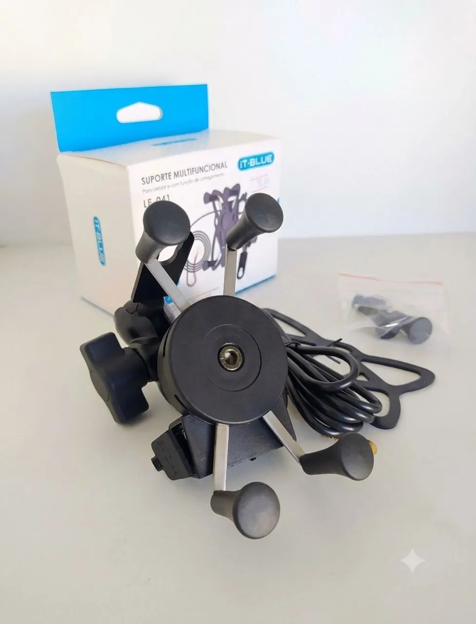 Suporte de Celular para Moto e Bike com Carregador USB
