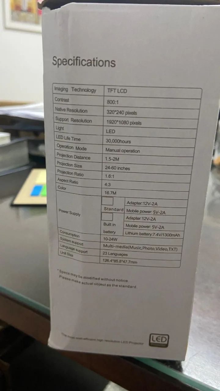 LED Projector - Foto 3