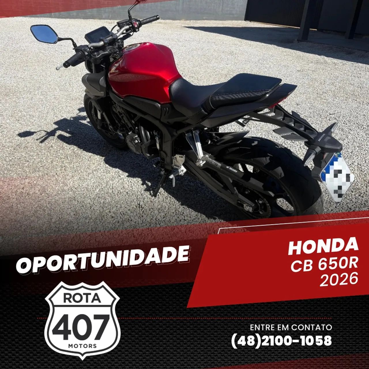 CB 650R E-CLUTCH VERMELHA 2025/2026 - Foto 4