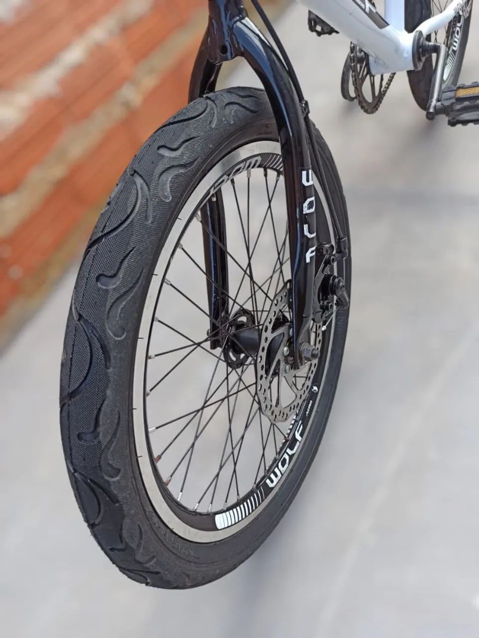 Bicicleta infantil aro 20 wolf - Foto 5