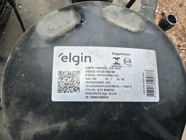 Unidade Condensadora Elgin 1HP Usada funcionando em perfeito estado - Foto 3