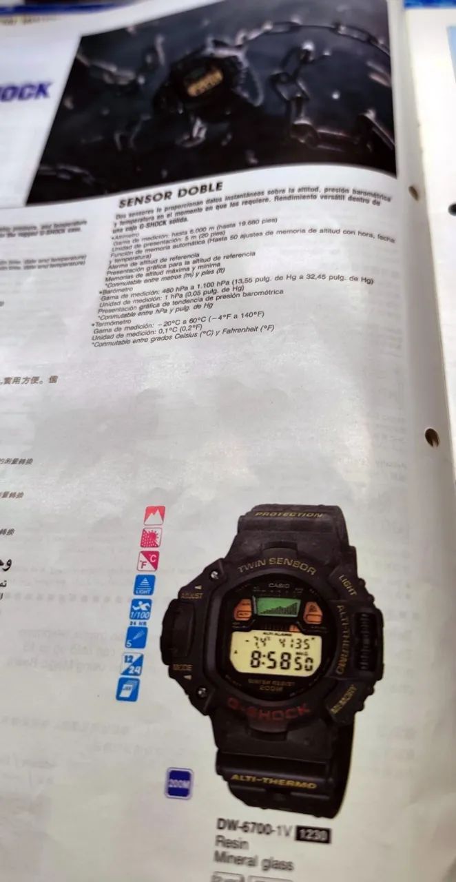 Catálogo de Relógios Casio - 1994 Semestre 2 - Em inglês - 46 Páginas - Raríssimo - Foto 5