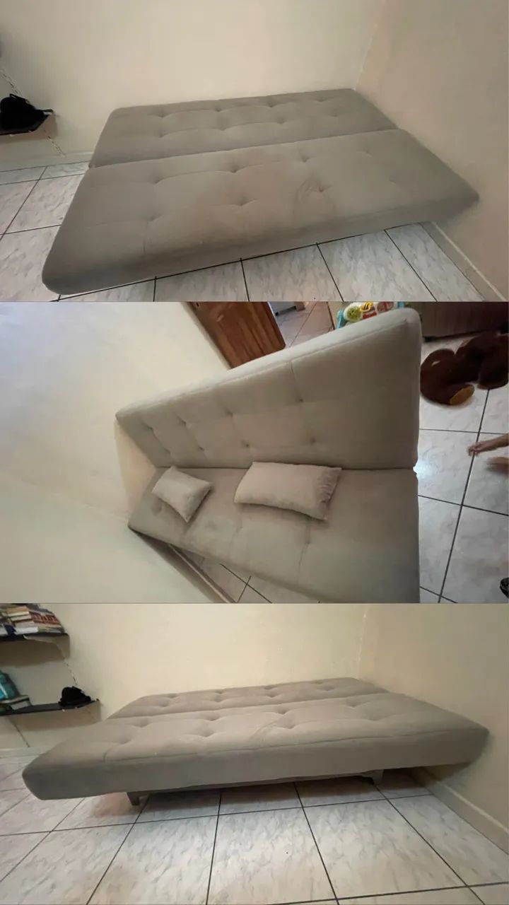Vendo sofá cama reclinável