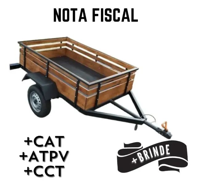 Nota Fiscal Carretinha - 1 Eixo - - Foto 2