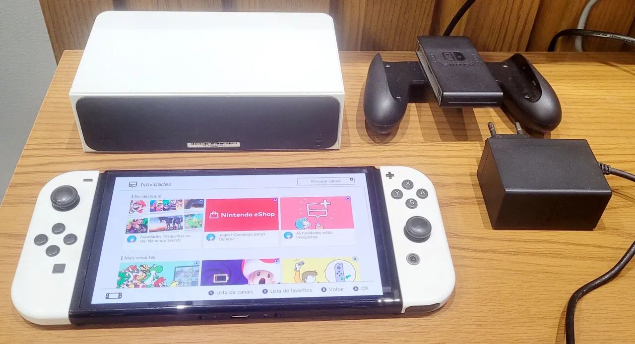 Nintendo switch oled completo 